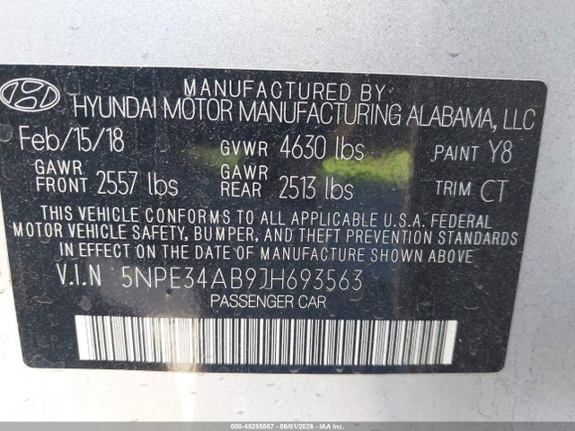 Hyundai SONATA Limited 2.0t
