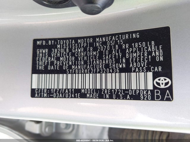 Toyota Corolla L