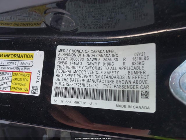 Honda Civic Lx