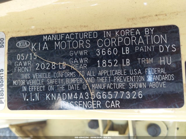 Kia Rio Lx