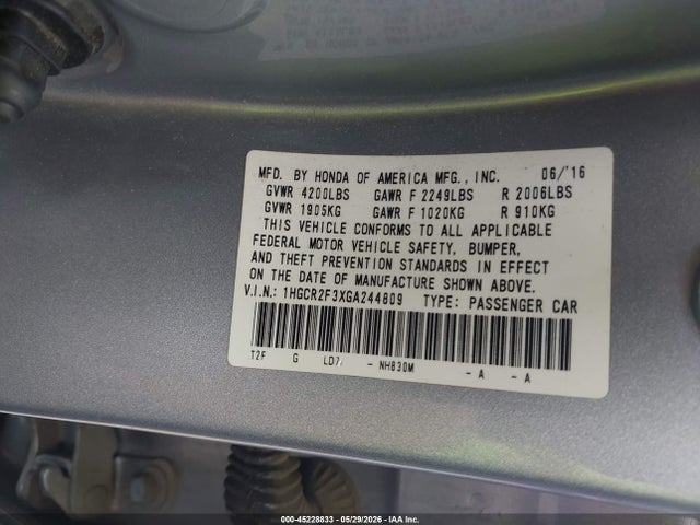 Honda Accord Lx