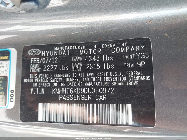 Hyundai Genesis 2.0t