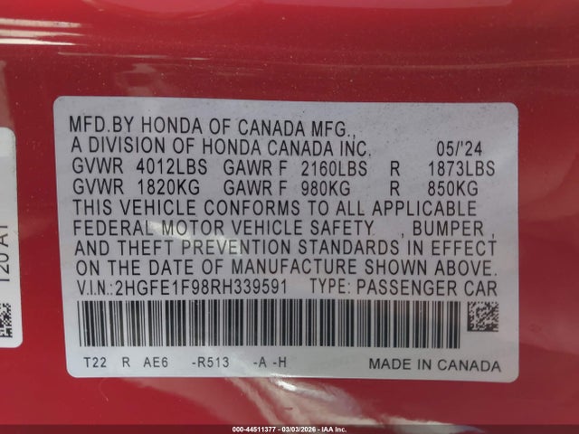 Honda Civic Touring