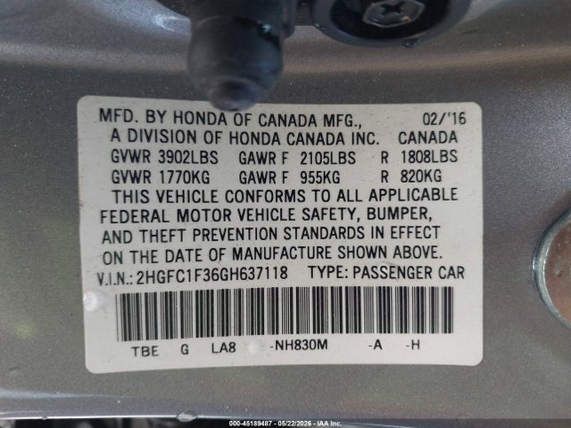 Honda Civic Ex-t