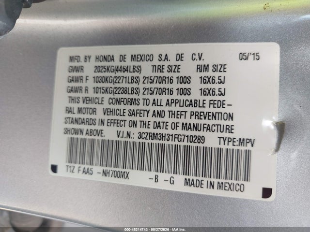 Honda CR-V Lx