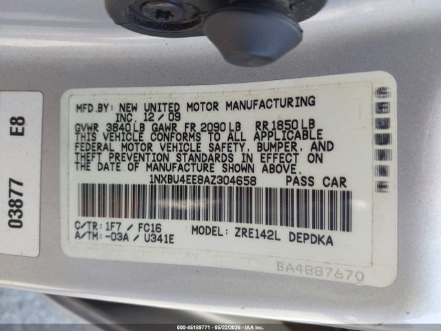 Toyota Corolla Le
