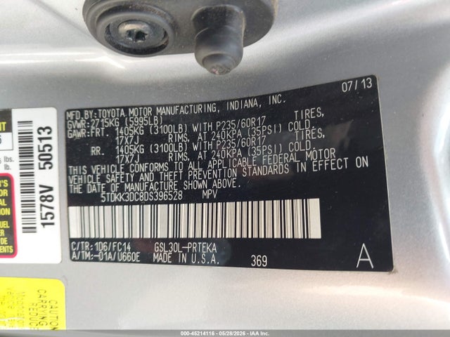 Toyota Sienna Le V6 8 Passenger