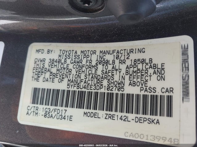 Toyota Corolla S