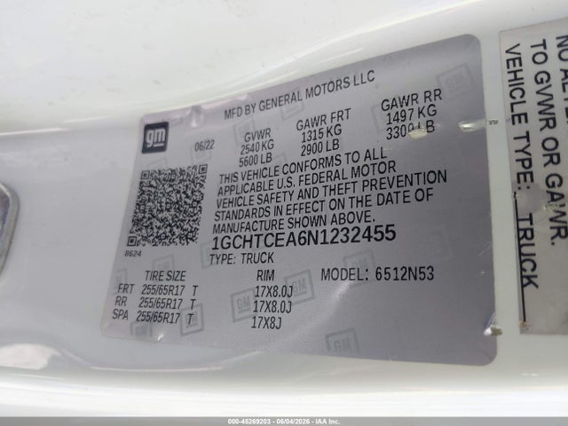 Chevrolet Colorado 4wd  Long Box Lt