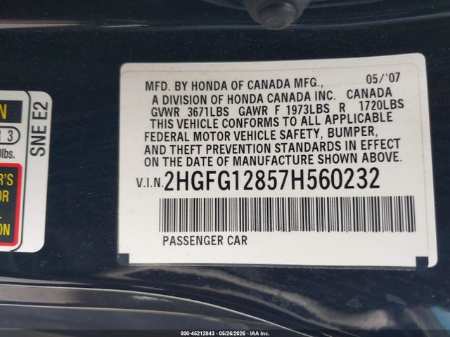 Honda Civic Ex