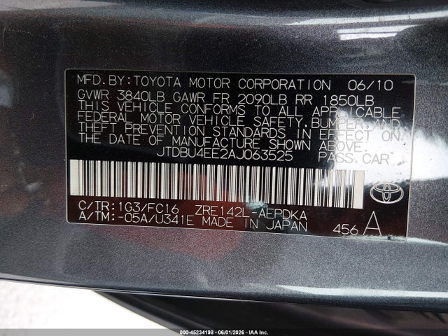 Toyota Corolla Le