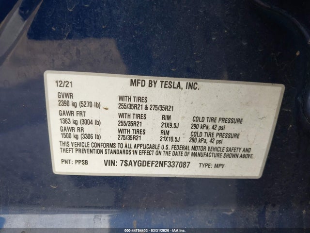 Tesla Model Y Performance Dual Motor All-wheel Drive