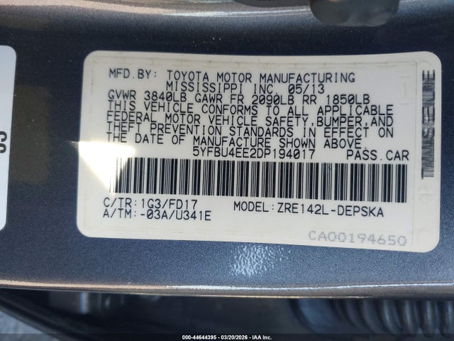 Toyota Corolla S