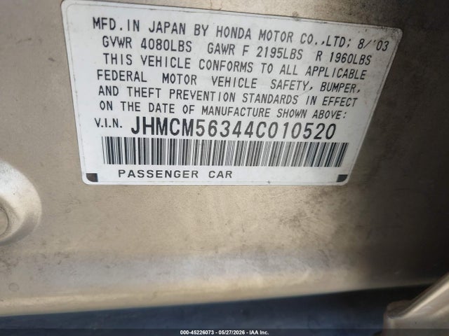 Honda Accord 2.4 Lx
