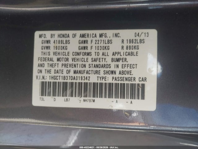 Honda Accord Lx-s