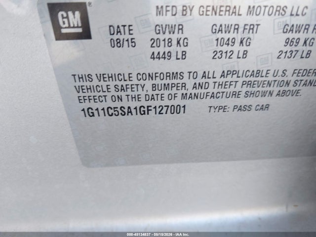 Chevrolet Malibu Lt