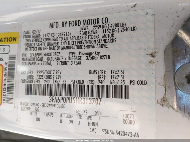 Ford Fusion Se Luxury