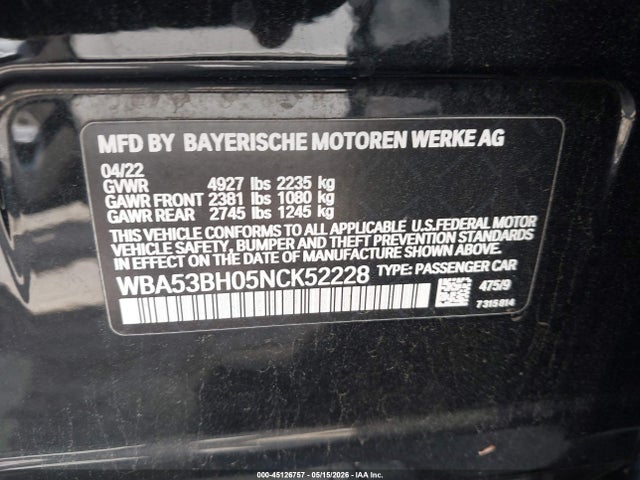 BMW 5 Series I
