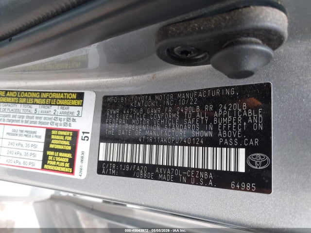 Toyota Camry Le