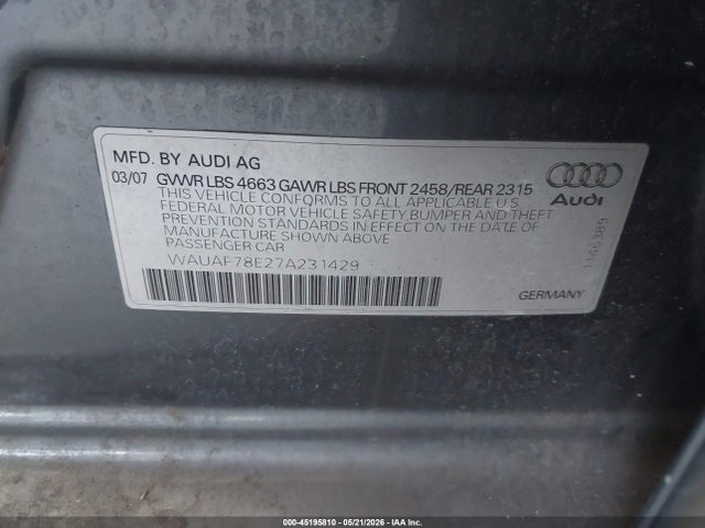 Audi A4 2.0t