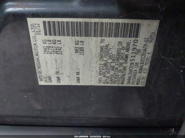 Nissan Altima 2.5 S