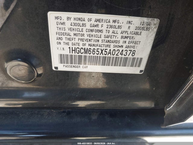 Honda Accord 3.0 Ex