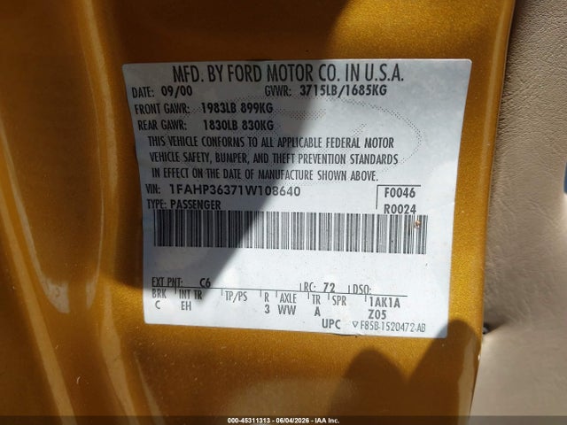 Ford Focus Se