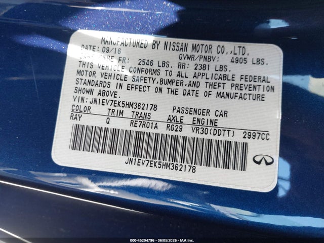 INFINITI Q60 3.0t Premium