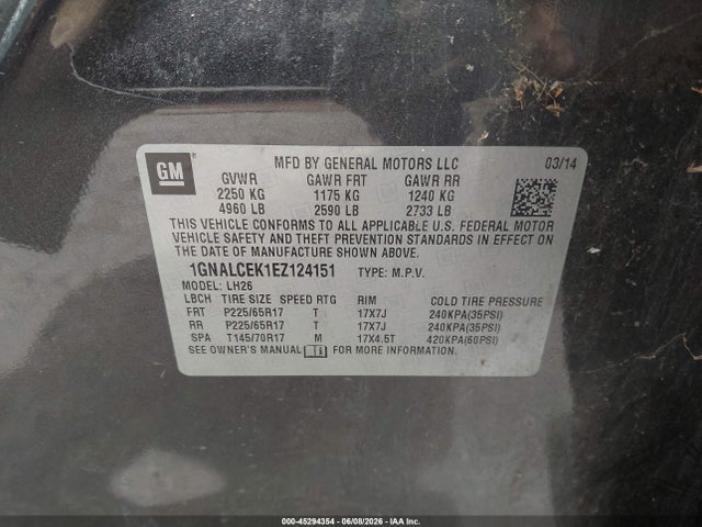 Chevrolet Equinox 2lt