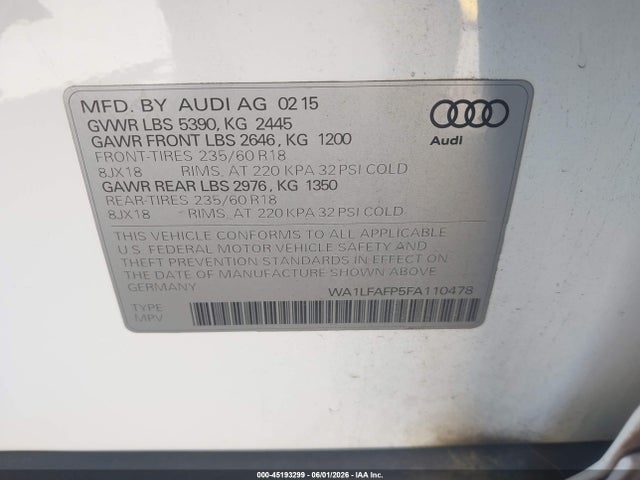 Audi Q5 2.0t Premium