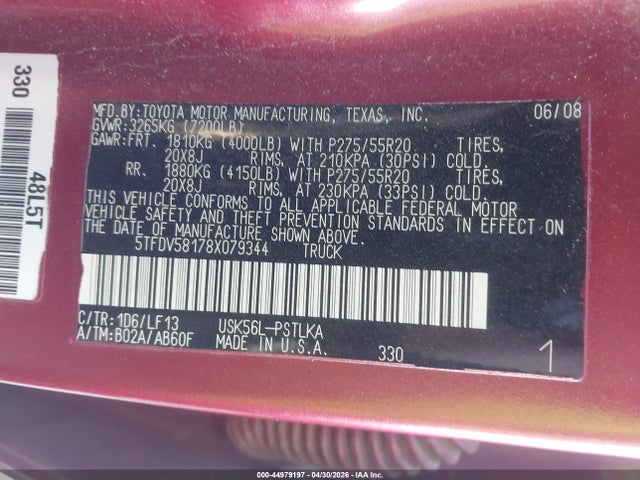 Toyota Tundra Limited 5.7l V8