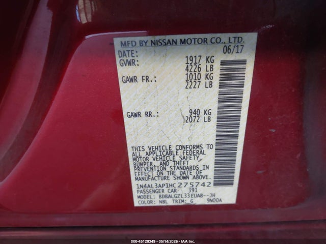 Nissan Altima 2.5 S