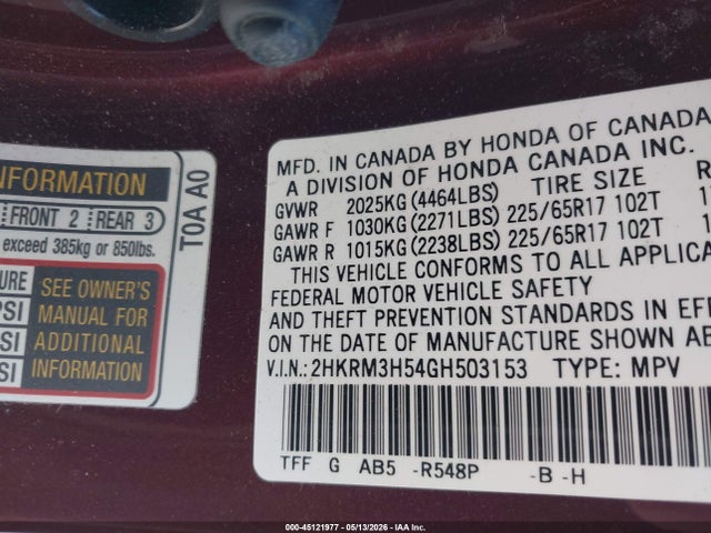 Honda CR-V Ex
