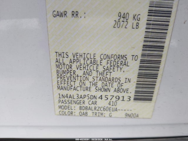 Nissan Altima 2.5 S
