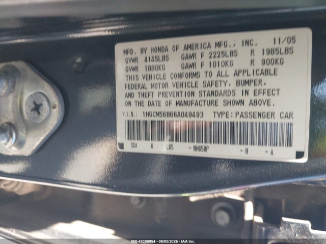 Honda Accord 2.4 Ex