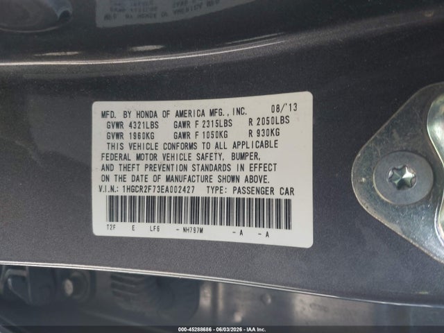 Honda Accord Ex
