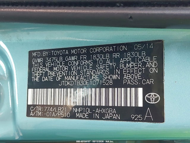 Toyota Prius c Four