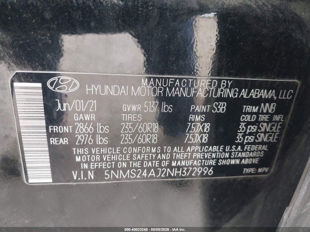 Hyundai SANTA FE Sel