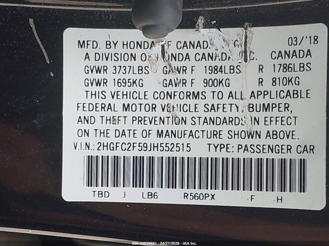 Honda Civic Lx