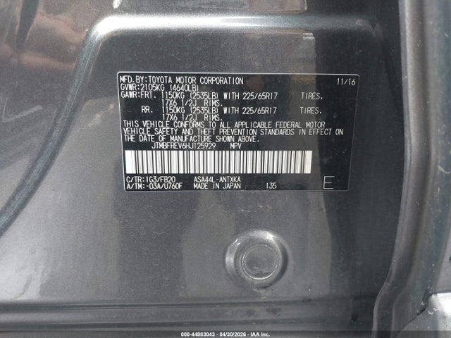 Toyota RAV4 Le