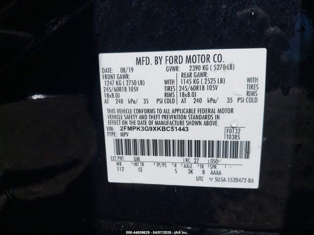 Ford Edge Se