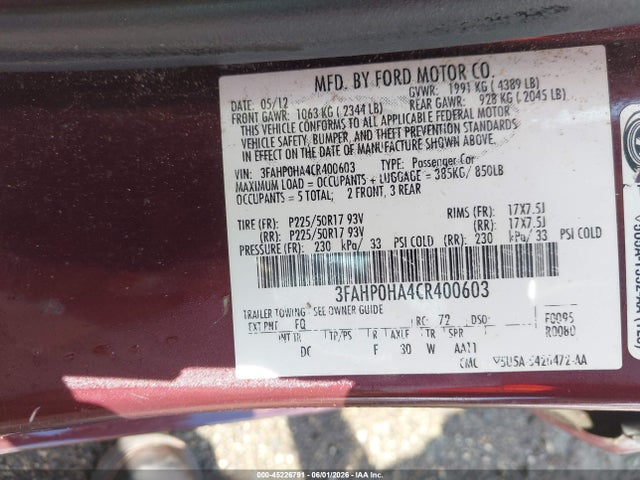 Ford Fusion Se