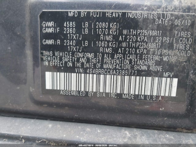 Subaru Outback 2.5i Premium