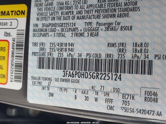 Ford Fusion Se
