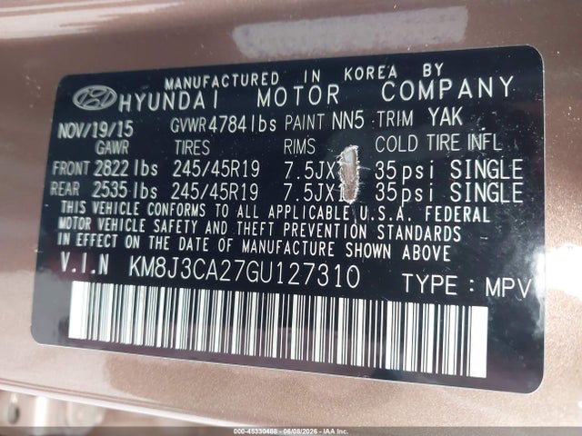 Hyundai TUCSON Limited