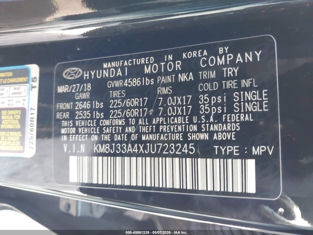 Hyundai TUCSON Sel Plus