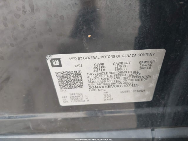 Chevrolet Equinox Lt