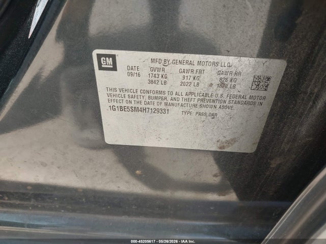 Chevrolet Cruze Lt Auto