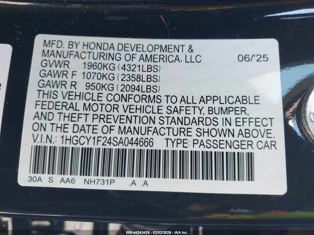 Honda Accord Lx