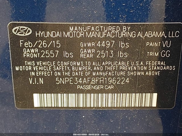 Hyundai SONATA Limited